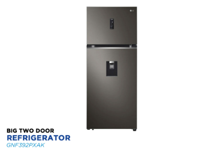 LG KULKAS 2 PINTU BESAR 2 DOOR BIG REFRIGERATOR GNF392PXAK