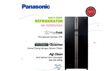 PANASONIC KULKAS MULTIDOOR REFRIGERATOR NRDZ601VGKD