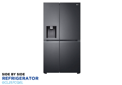 LG KULKAS SIDE BY SIDE REFRIGERATOR GCL257CQEL