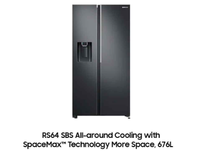 Samsung Kulkas Side By Side dengan All-Around Cooling [676 L] - RS64R5141B4