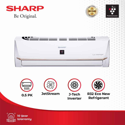 AC SHARP 0,5PK Split Air Conditioner Sayonara Panas