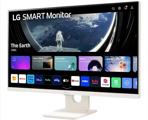 LG 27" Full HD IPS Smart Monitor dengan WebOS 27SR50F-W