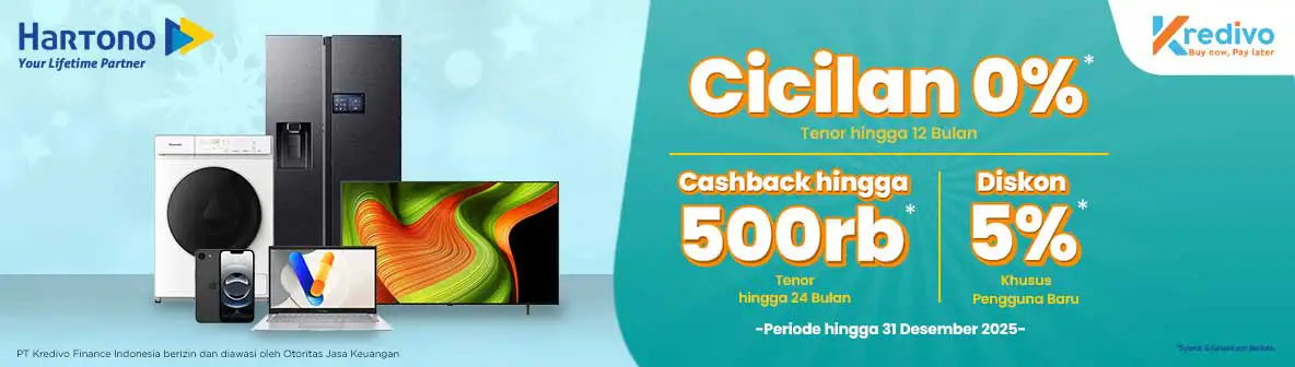 Belanja Elektronk Online di MyHartono Bayar pakai Kredivo