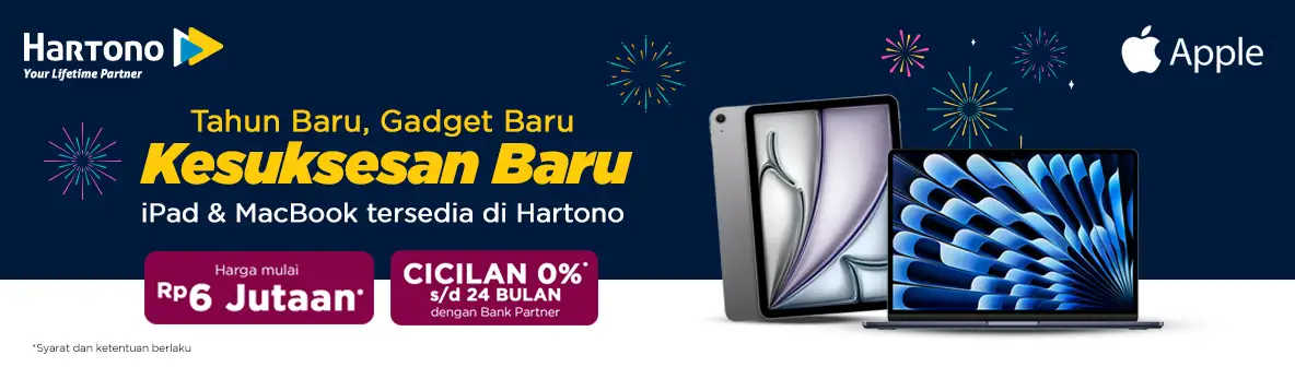 Tersedia di Hartono Macbook dan iPad Apple 