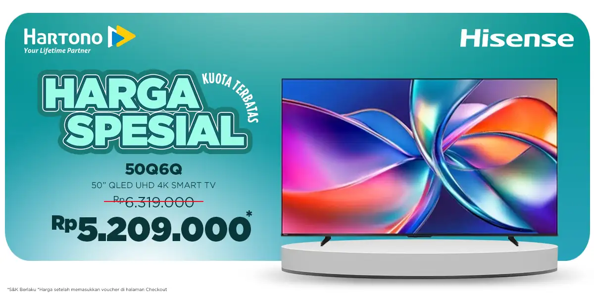 HISENSE QLED 4K UHD SMART TV 50Q6Q