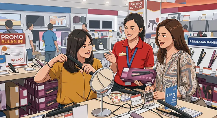 Catokan Rambut Terbaik 2026: Hair Curler, Hair Straightener & Hair Styler