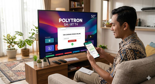 Cara Mudah Cek Garansi Resmi TV Polytron Secara Online