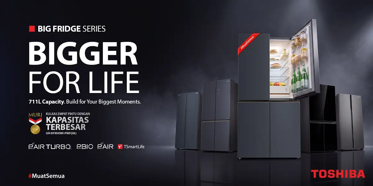 Toshiba Kulkas Besar