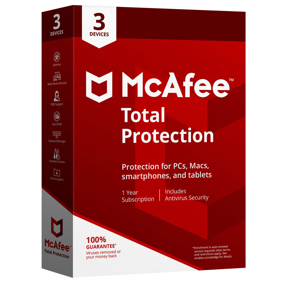 MCAFEE TOTAL PROTECTION 3D MCAFEE3D960079196