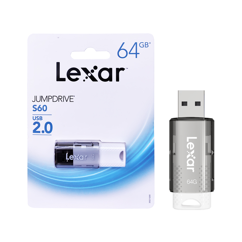 LEXAR - JUMPDRIVE S60 64GB LJDS060064G-BNBNG