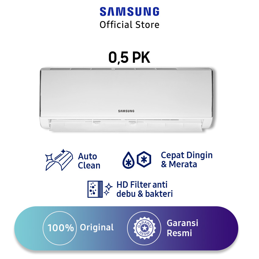 Samsung 1 2 Pk Air Conditioner Standard Ar05nrfldwknse