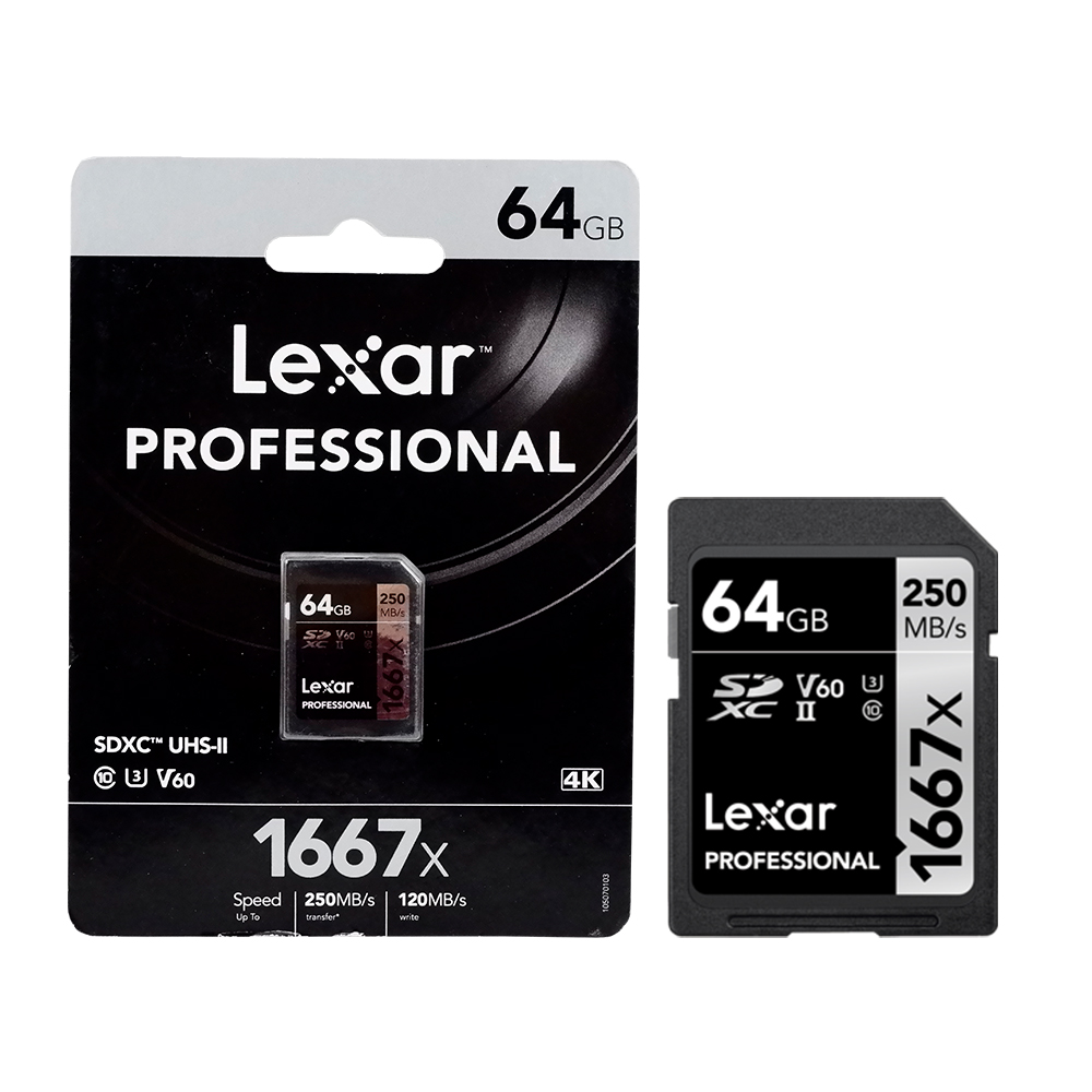 LEXAR - PROFESSIONAL 1667X 64GB SDXC LSD64GCB1667