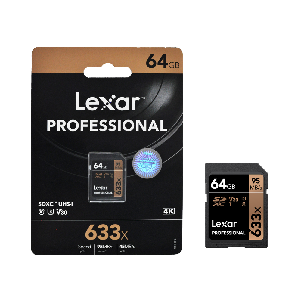 LEXAR - PROFESSIONAL 633X 64GB SDHC LSD64GCB633