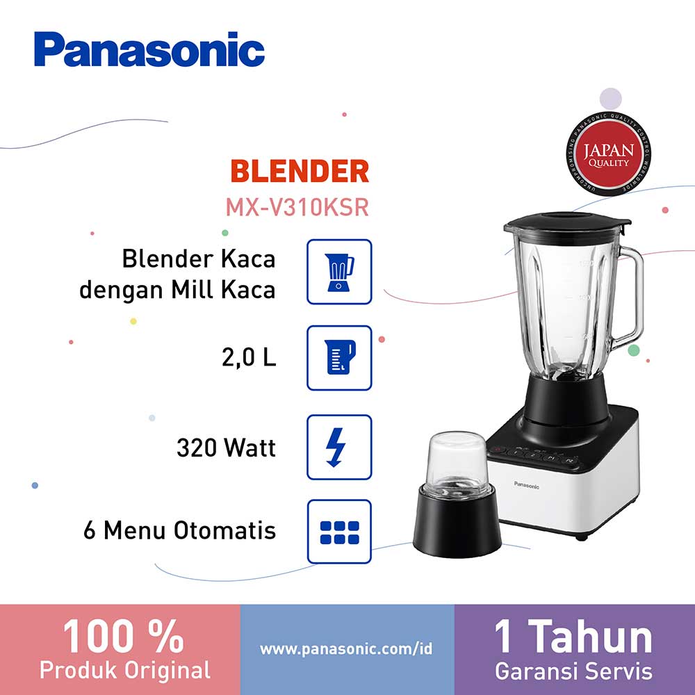 Panasonic Countertop Blender Mx V310ksr