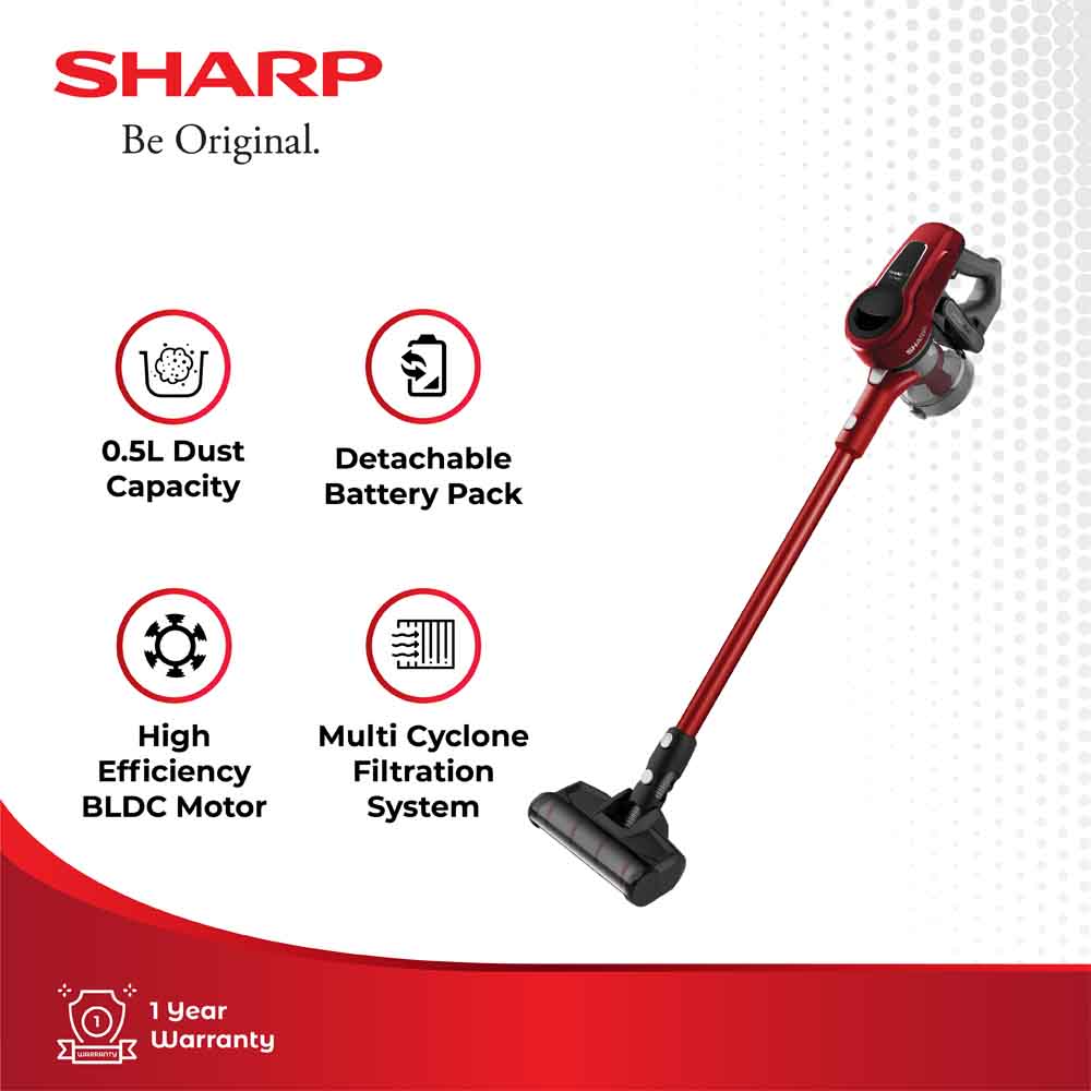 SHARP UPRIGHT VACUUM CLEANER EC-SA95Y-R