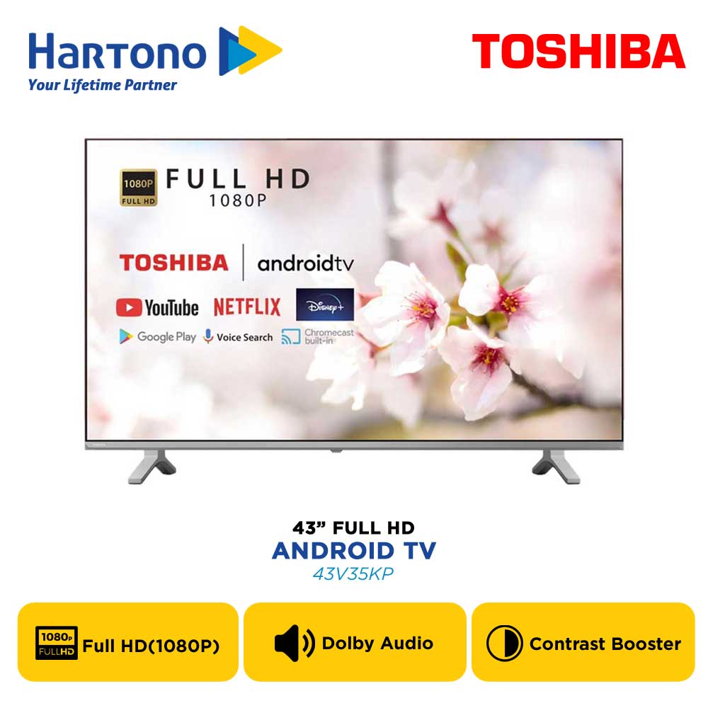 TOSHIBA 43 inch FULL HD ANDROID SMART TV 43V35KP