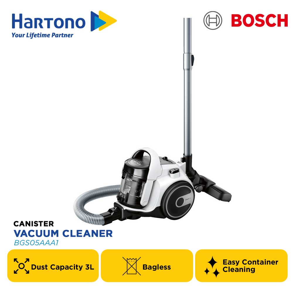 Bosch Bagless Canister Vacuum Cleaner Series 4 BGS05AAA1