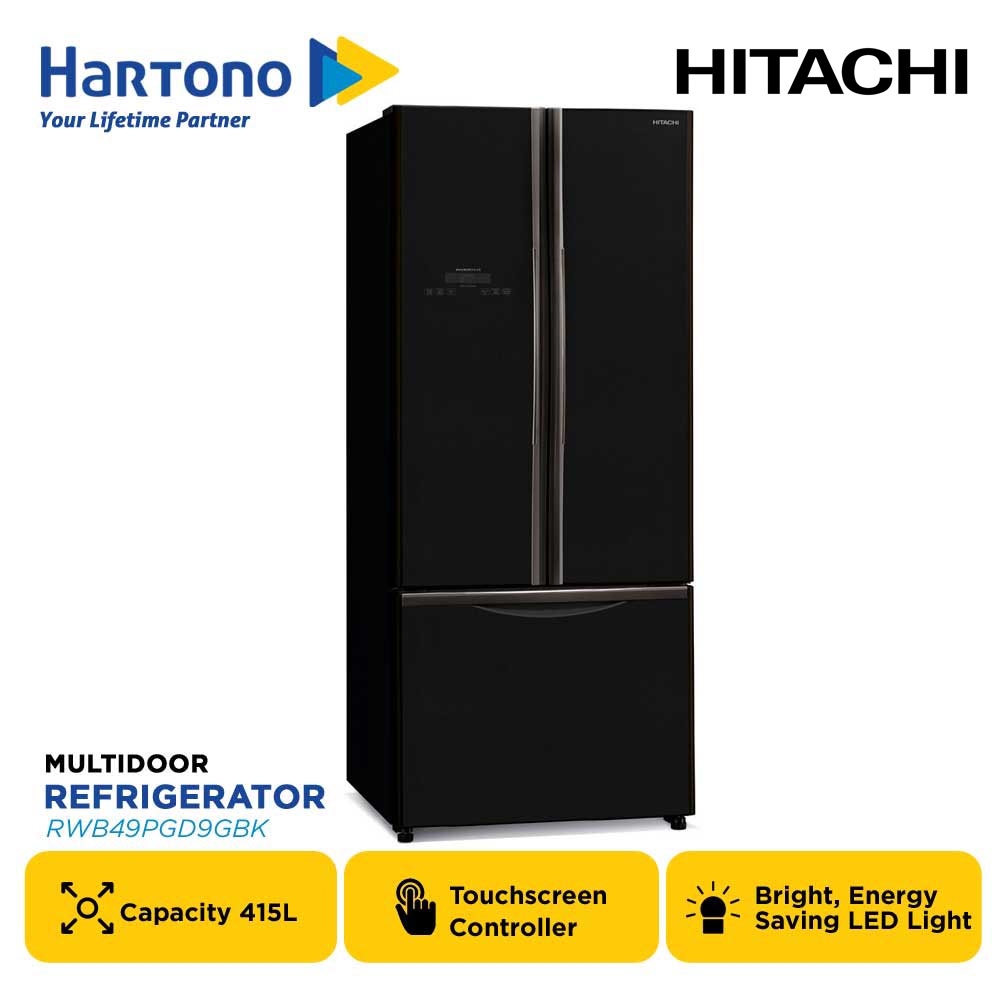 HITACHI MULTI DOOR REFRIGERATOR RWB49PGD9GBK