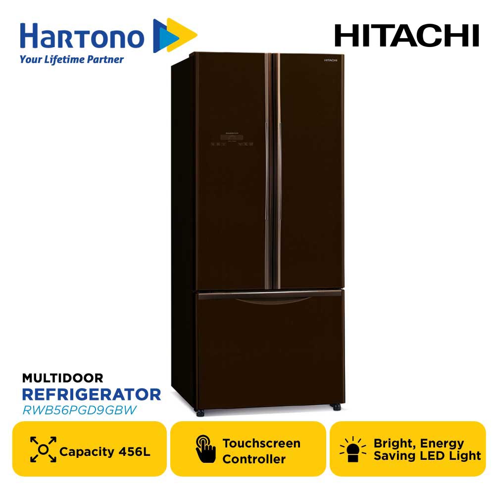 HITACHI KULKAS MULTI DOOR REFRIGERATOR RWB56PGD9GBW