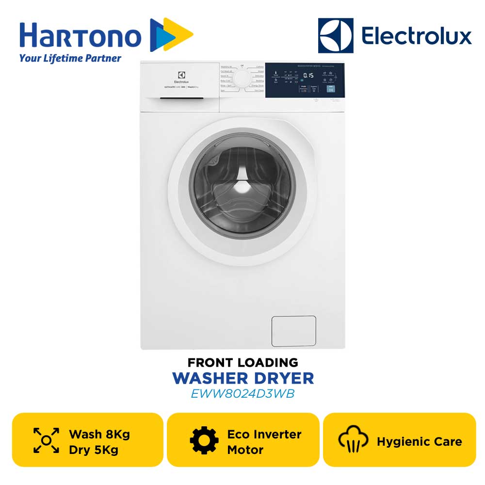 ELECTROLUX MESIN CUCI DAN DRYER PENGERING WASHER AND DRYERS EWW8024D3WB