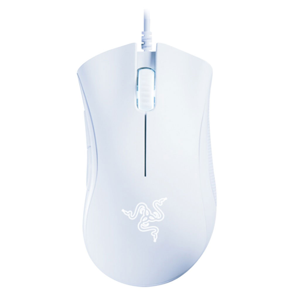 RAZER GAMING CABLE MOUSE DEATHADDER ESSENTIAL WHITE