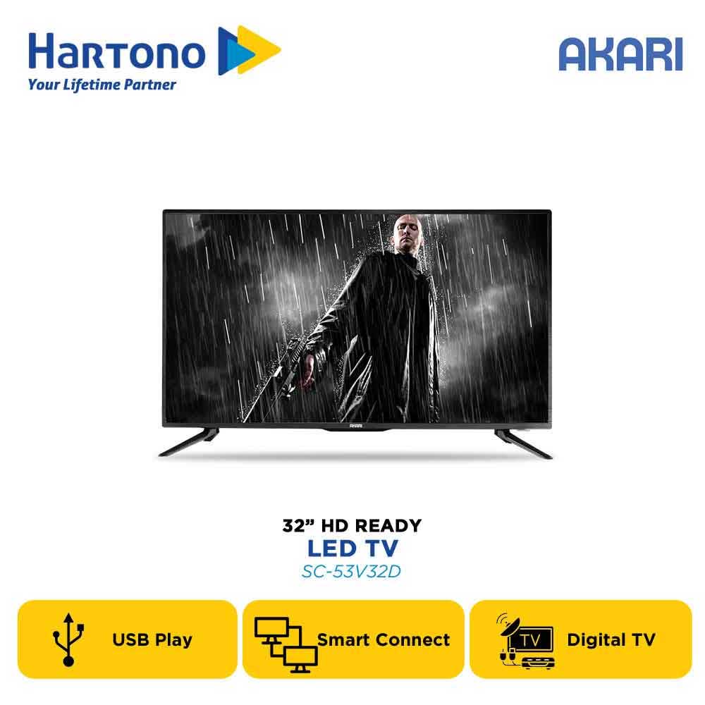 AKARI 32" LED TV HD READY SC-53V32D