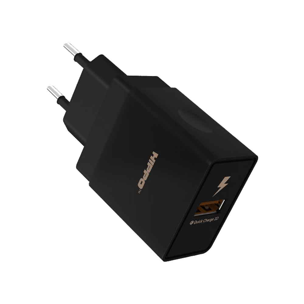 HIPPO ADAPTOR WALL CHARGER RAPID 2 BLACK