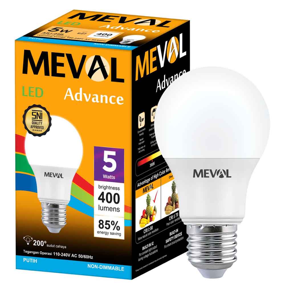 MEVAL LED BULB 5W AB1-05A