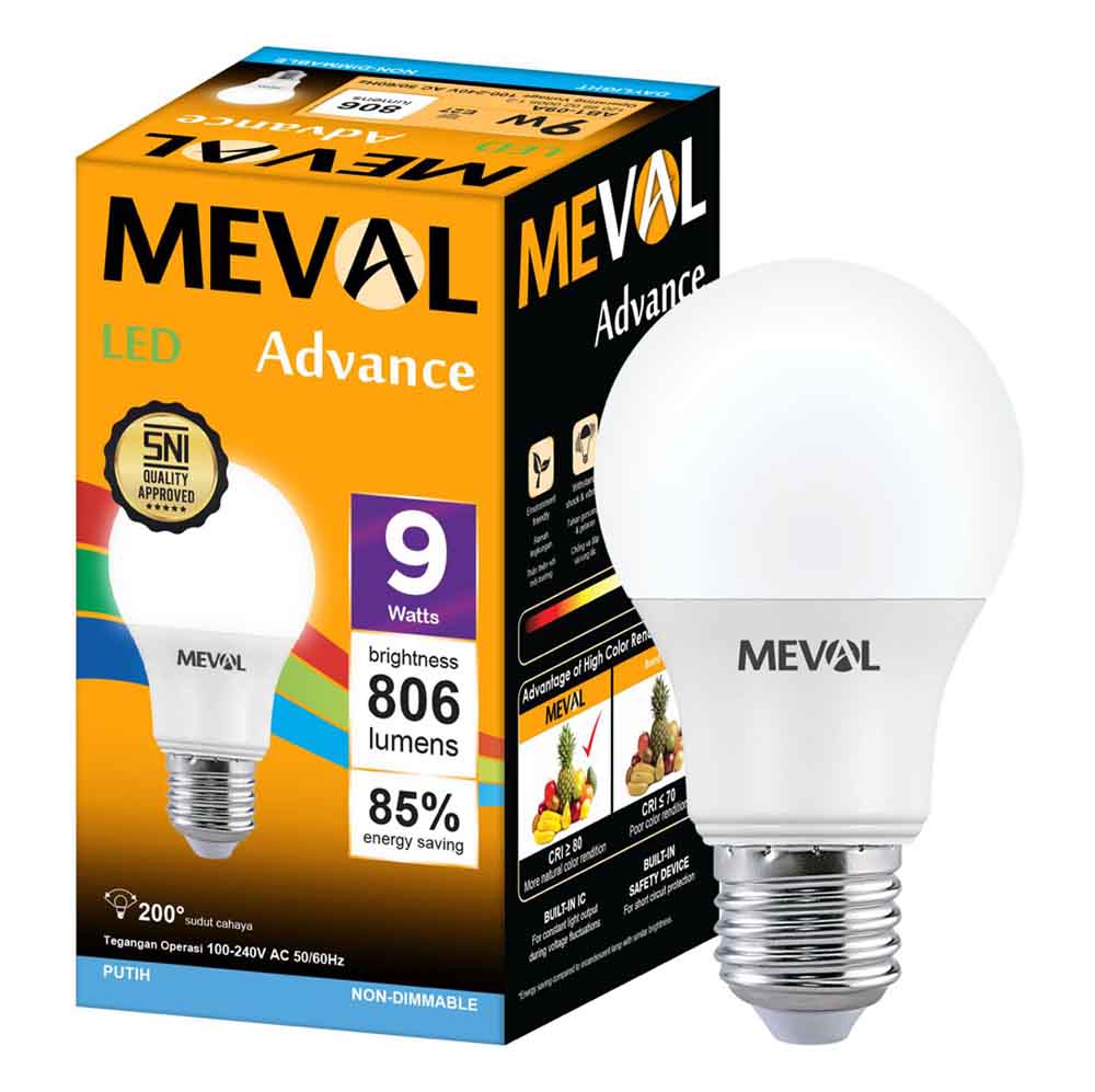 MEVAL LED BULB 9W AB1-09A