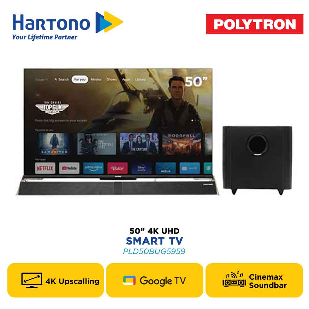 POLYTRON 50" LED TV UHD PLD50BUG5959