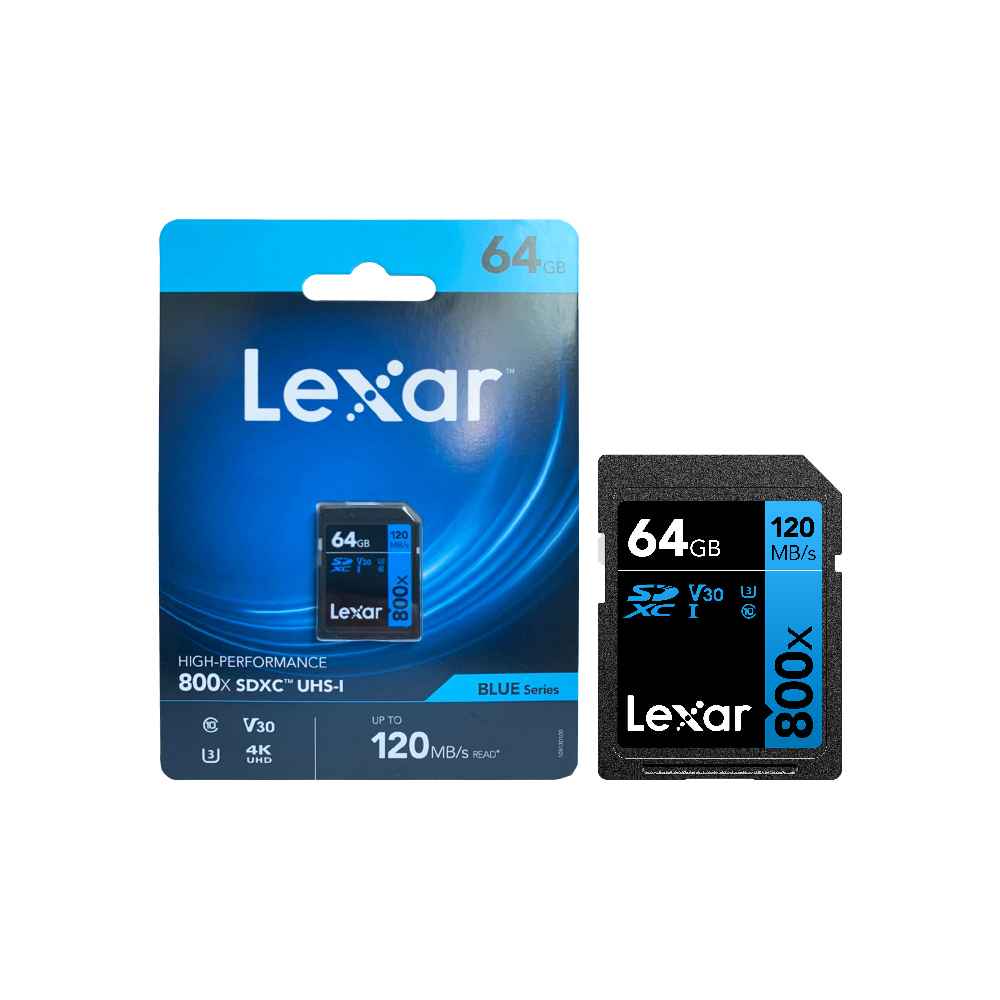 LEXAR SD CARD HIGH PERFORMANCE 64 GB SDHC/SDXC