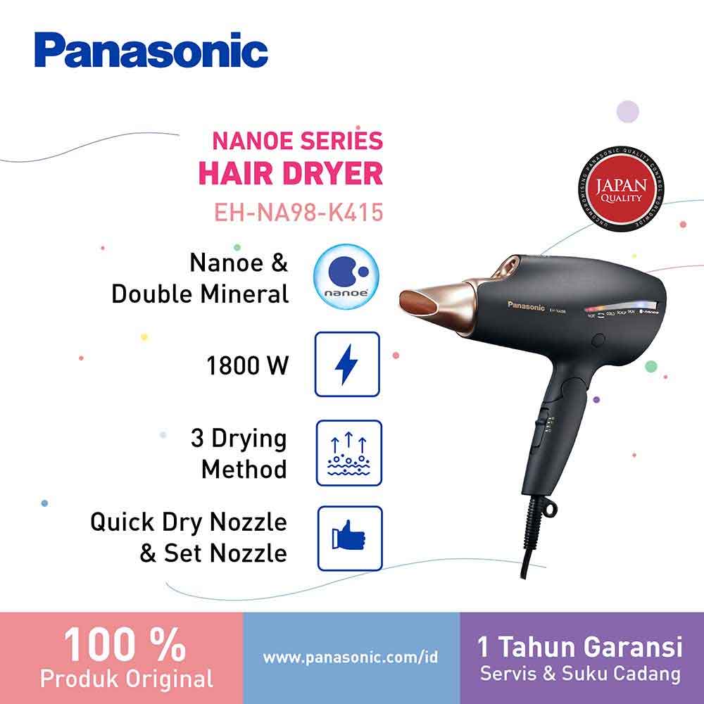 PANASONIC PENGERING RAMBUT HAIR DRYER EH-NA98-K415