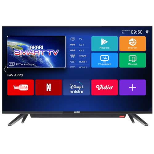 AKARI 55" ANDROID LED TV UHD AT-5555B_N