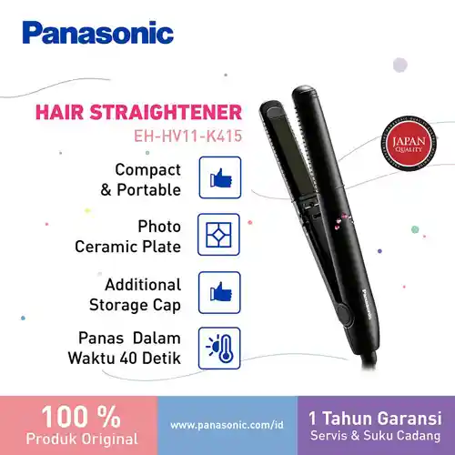 PANASONIC CATOKAN RAMBUT HAIR STRAIGHTENER EH-HV11-K415