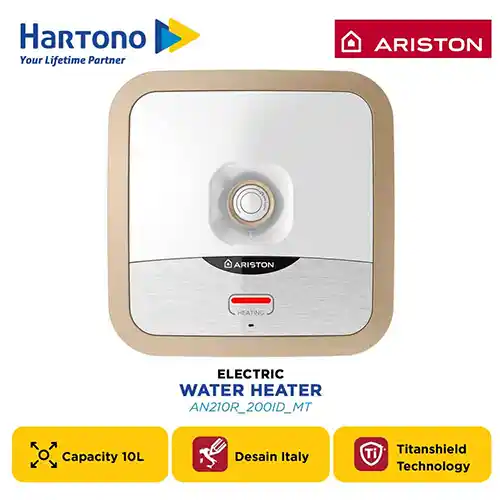 ARISTON PEMANAS AIR LISTRIK ELECTRIC WATER HEATER ANDRIS2 R 10L AN210R_200ID_MT