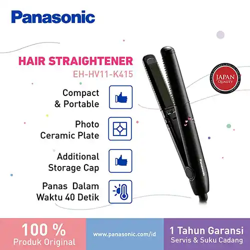 PANASONIC CATOKAN RAMBUT HAIR STRAIGHTENER EH-HV11 SERIES