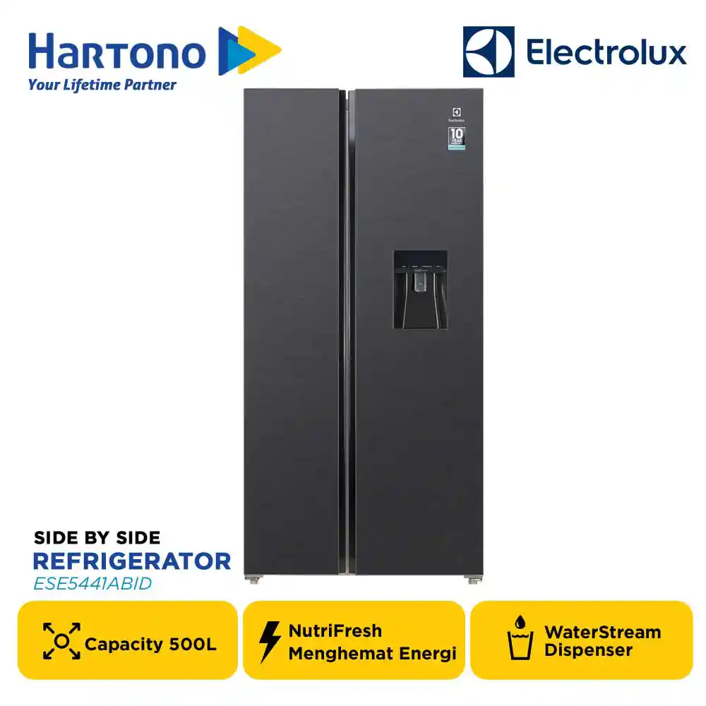 ELECTROLUX KULKAS SIDE BY SIDE REFRIGERATOR ESE5441ABID