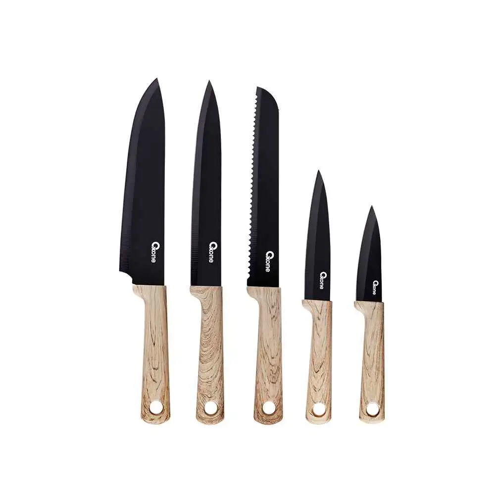 OXONE PISAU SET WOOD 5 PCS KNIFE OX-501