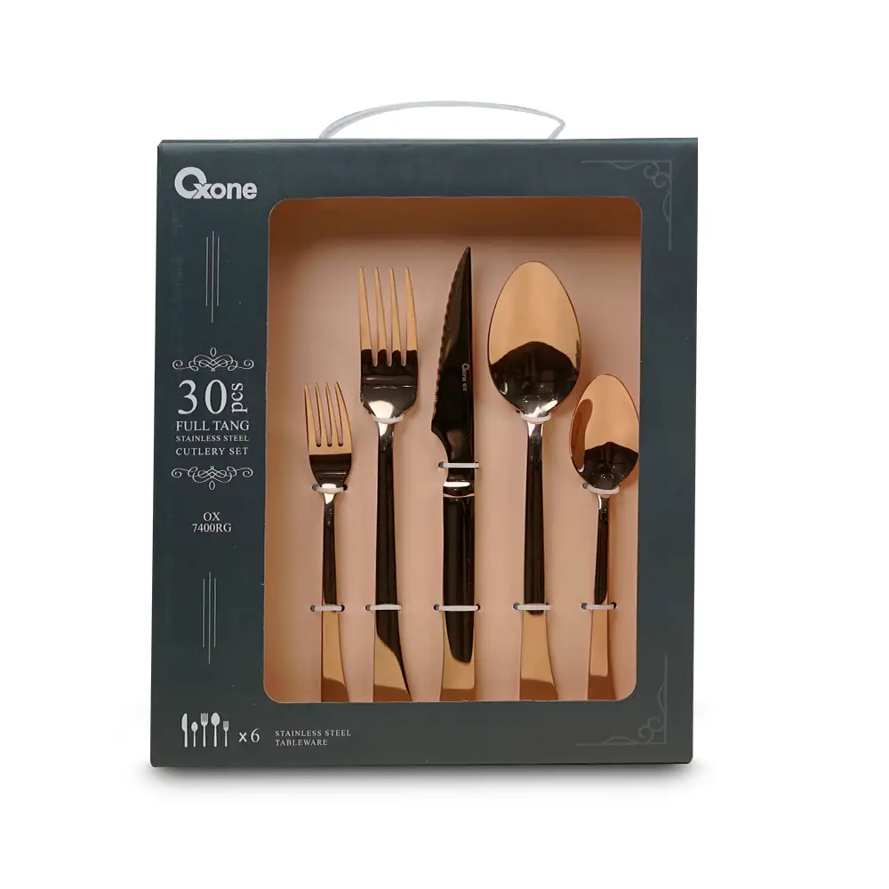 OXONE CUTLERY SET ROSE GOLD OX-7400RG