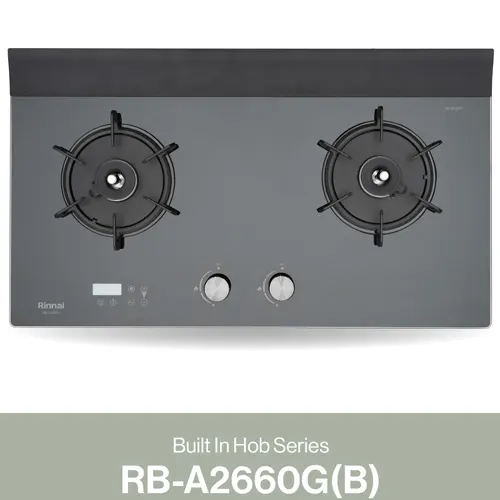 RINNAI KOMPOR TANAM BUILT IN HOB GAS RB-A2660G(B)