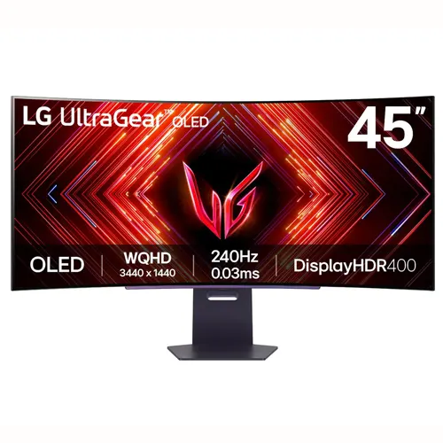 LG 44.5 Inch UltraGear OLED Gaming Monitor 45GS95QE-B_G3