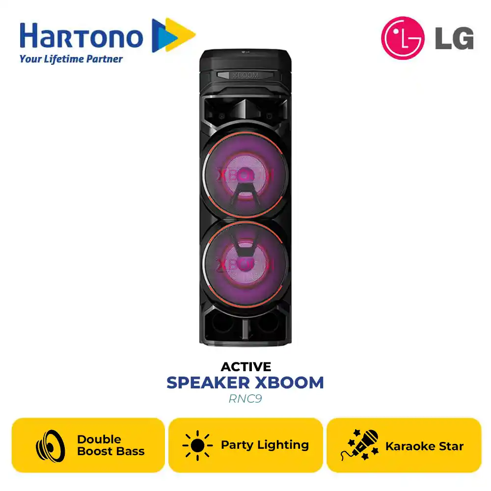 LG AUDIO ACTIVE SPEAKER XBOOM PARTY RNC9