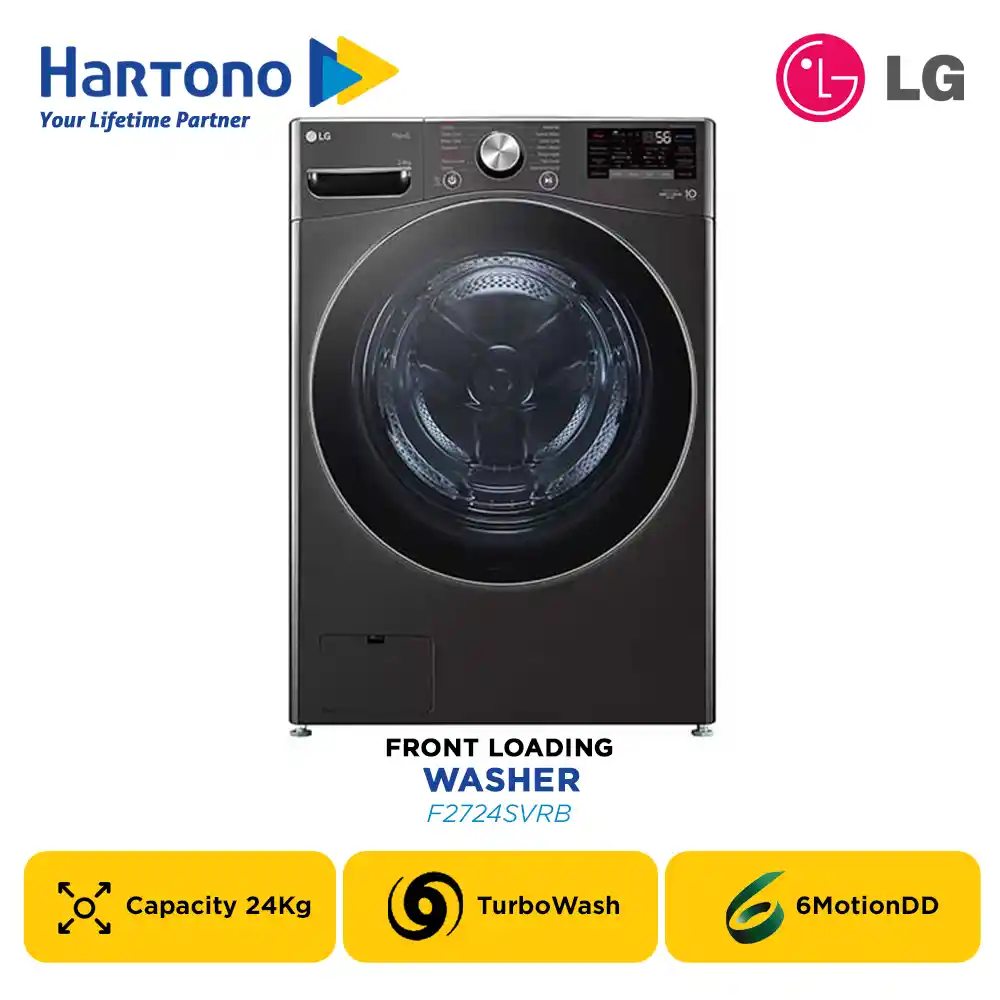 LG MESIN CUCI FRONT LOADING WASHER F2724SVRB