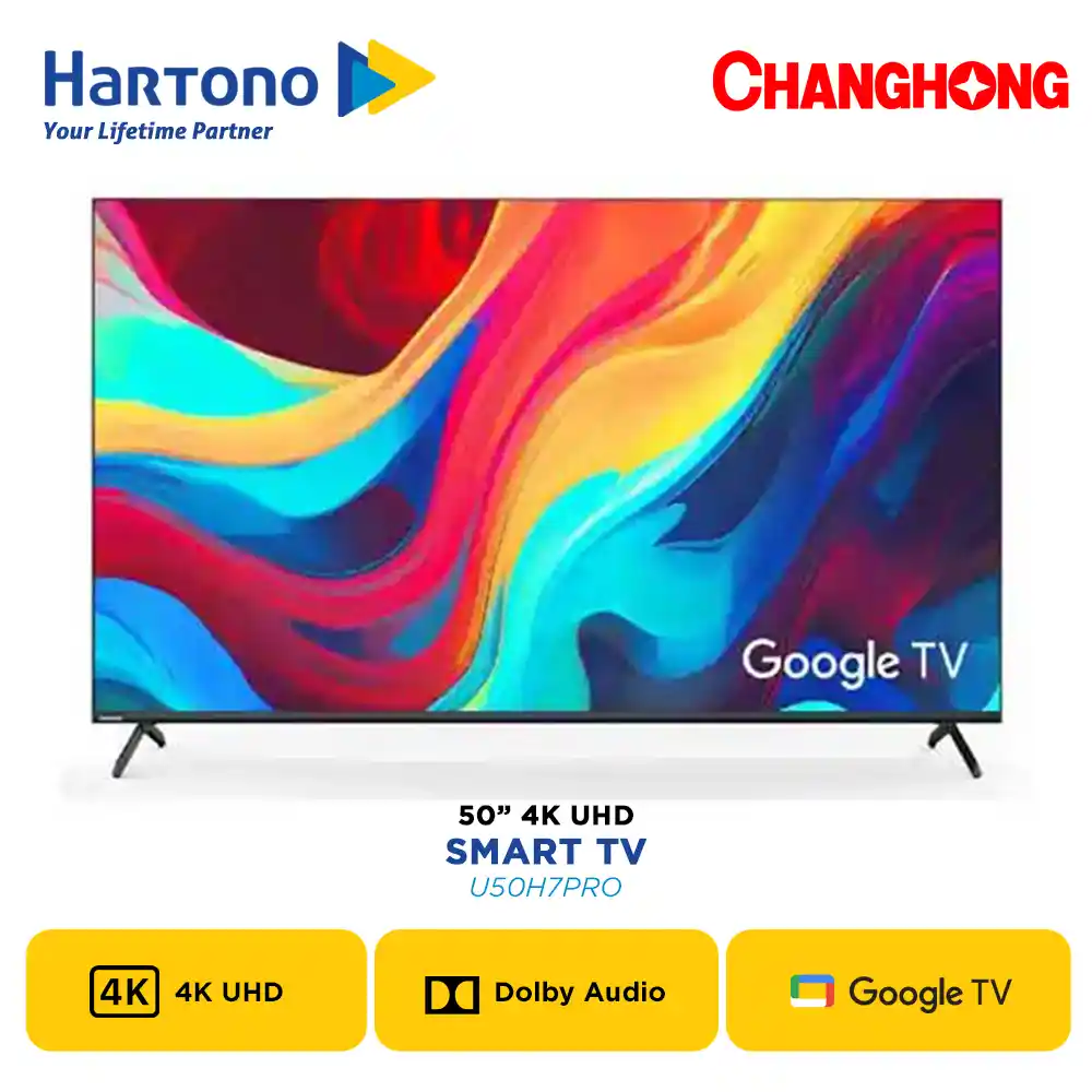 CHANGHONG 4K UHD GOOGLE SMART TV H7PRO SERIES DOLBY AUDIO