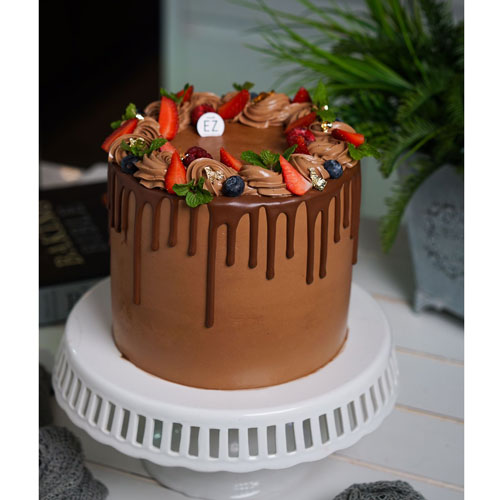 Choklad Hallons Cake