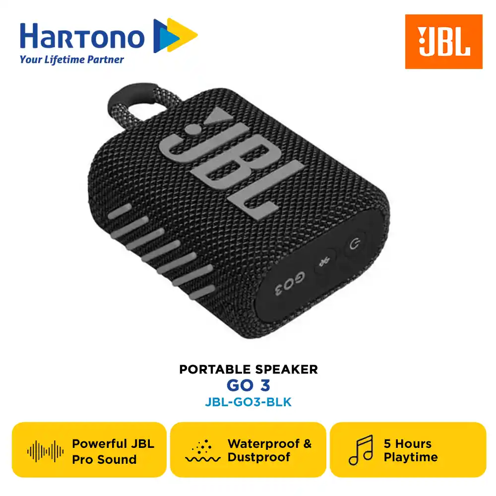 JBL WIRELESS PORTABLE SPEAKER GO 3 SERIES