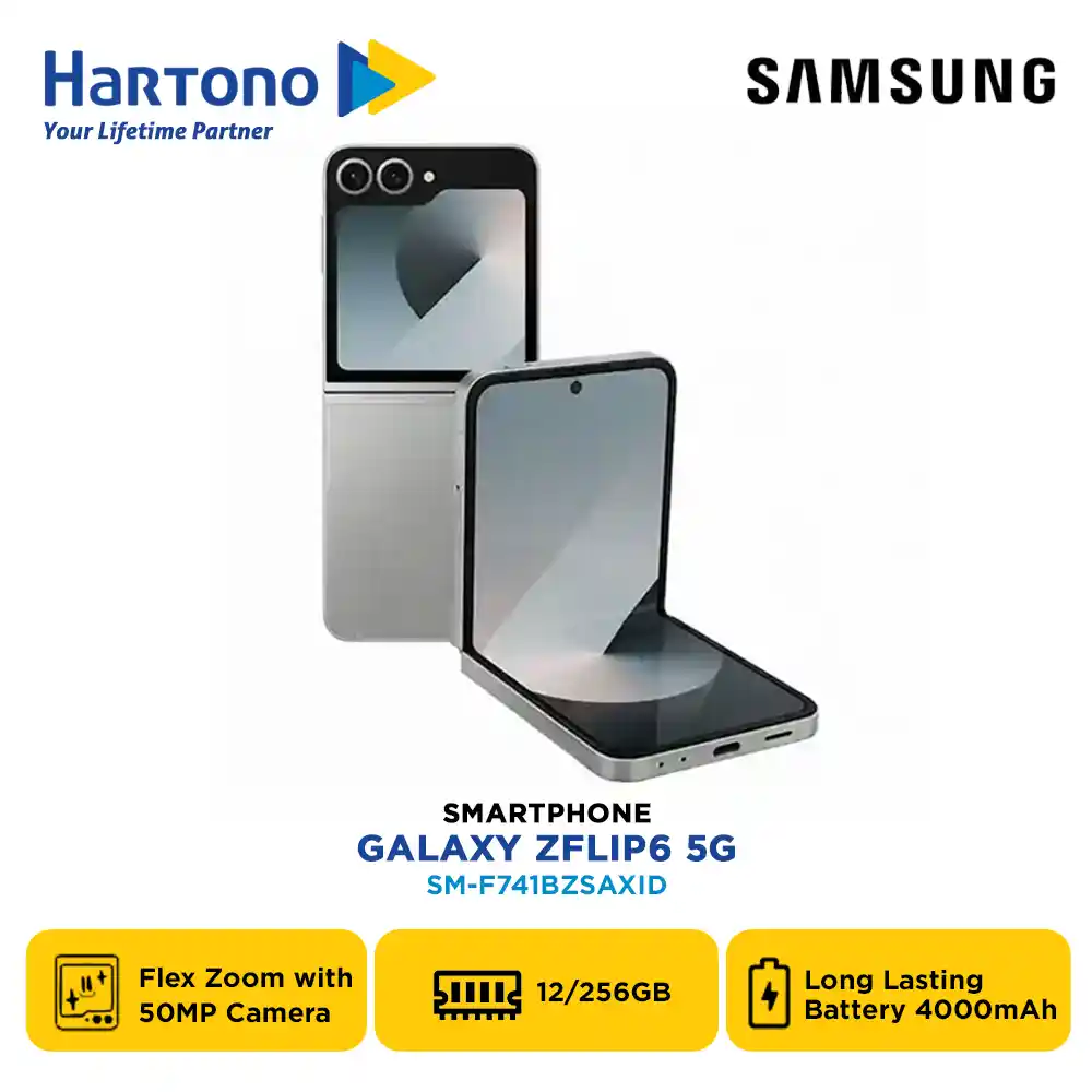 SAMSUNG SMARTPHONE GALAXY Z FLIP6 12/256GB SILVER