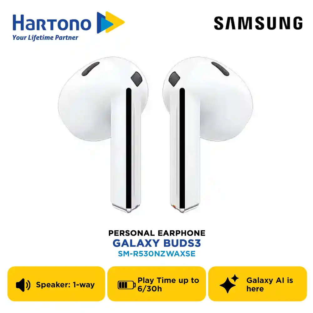 SAMSUNG PERSONAL EARPHONE GALAXY BUDS 3 WHITE SM-R530NZWAXSE