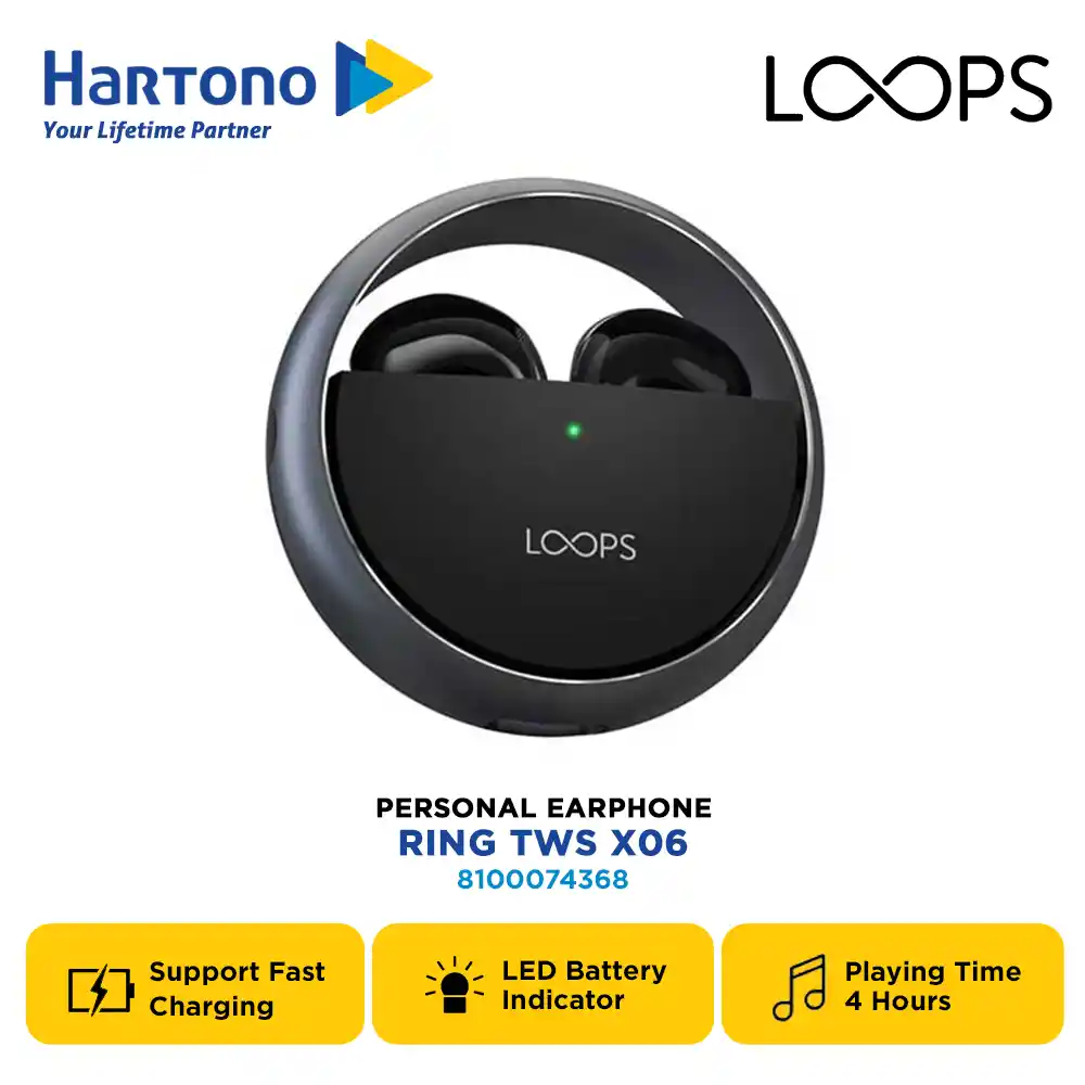 LOOPS PERSONAL TRUE WIRELESS EARPHONE RING TWS X06 SERIES
