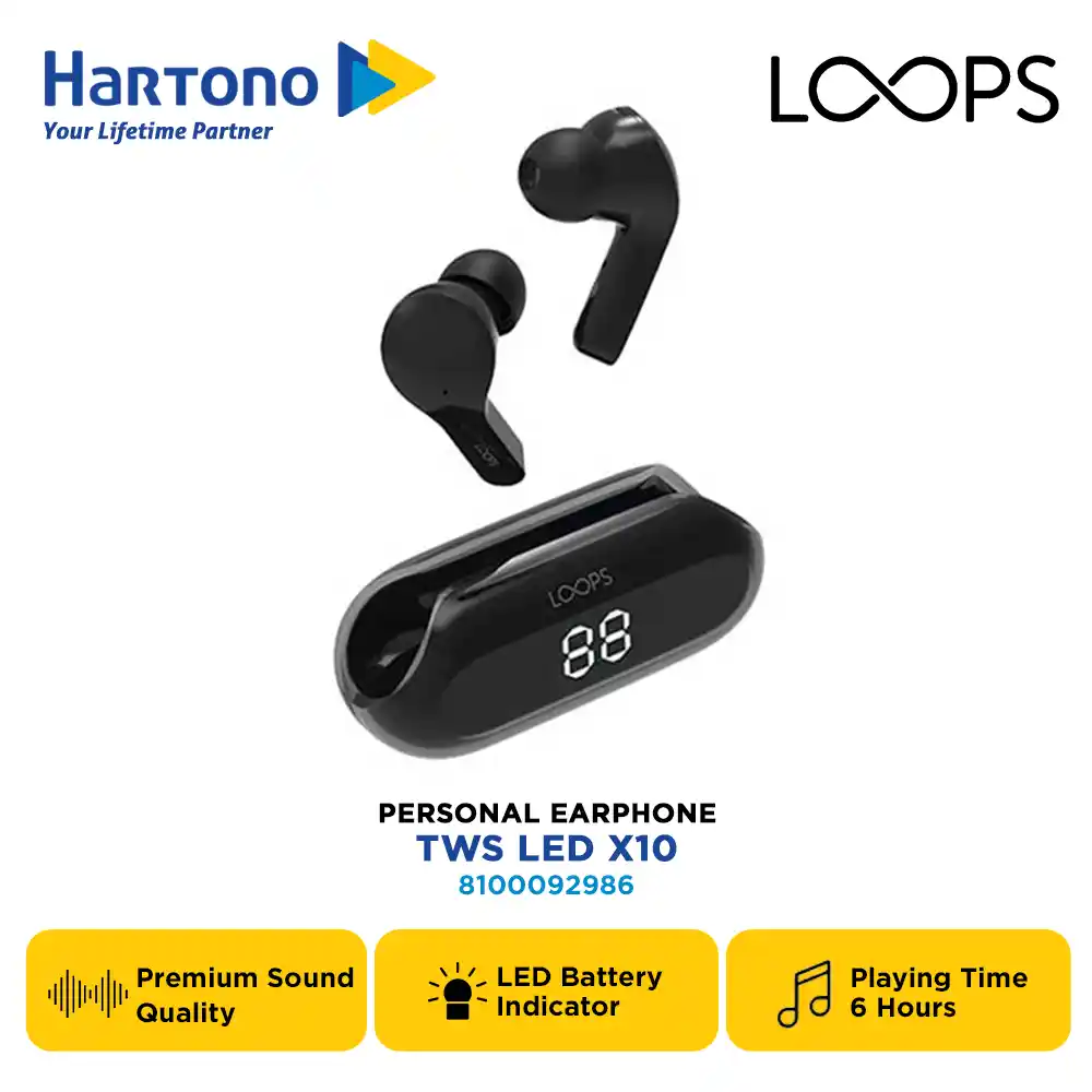 LOOPS PERSONAL TRUE WIRELESS EARPHONE CAPSULE TWS X10 SERIES